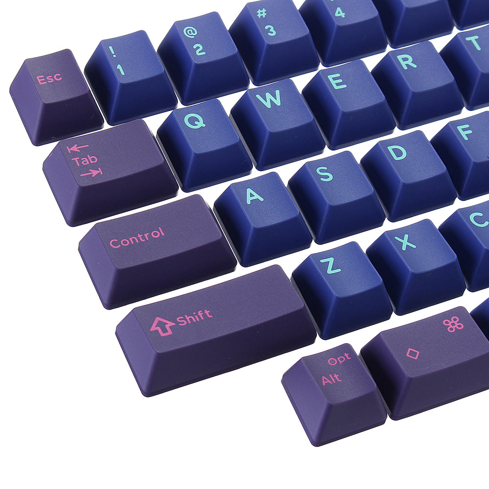 mechzone 67 toetsen keycap set oem profiel abs keycaps voor 61 toetsen mechanische toetsenborden