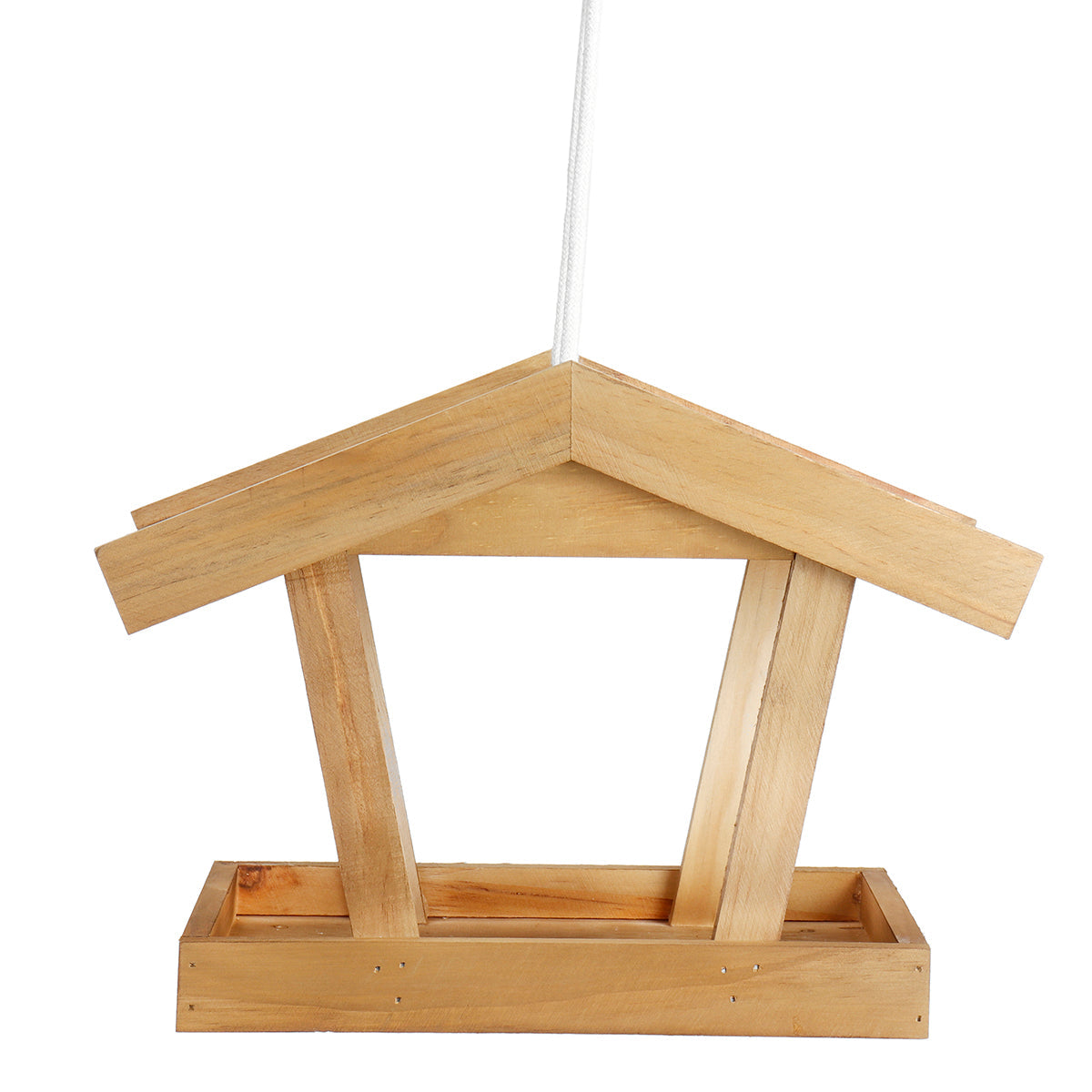 groot hangend vogelhuisje houten inheemse vogelvoeder kid's present feeder