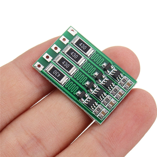 10 stuks 4s 16.8v bms pcb 18650 lithium batterijladerbescherming board gebalanceerd ampere 100ma