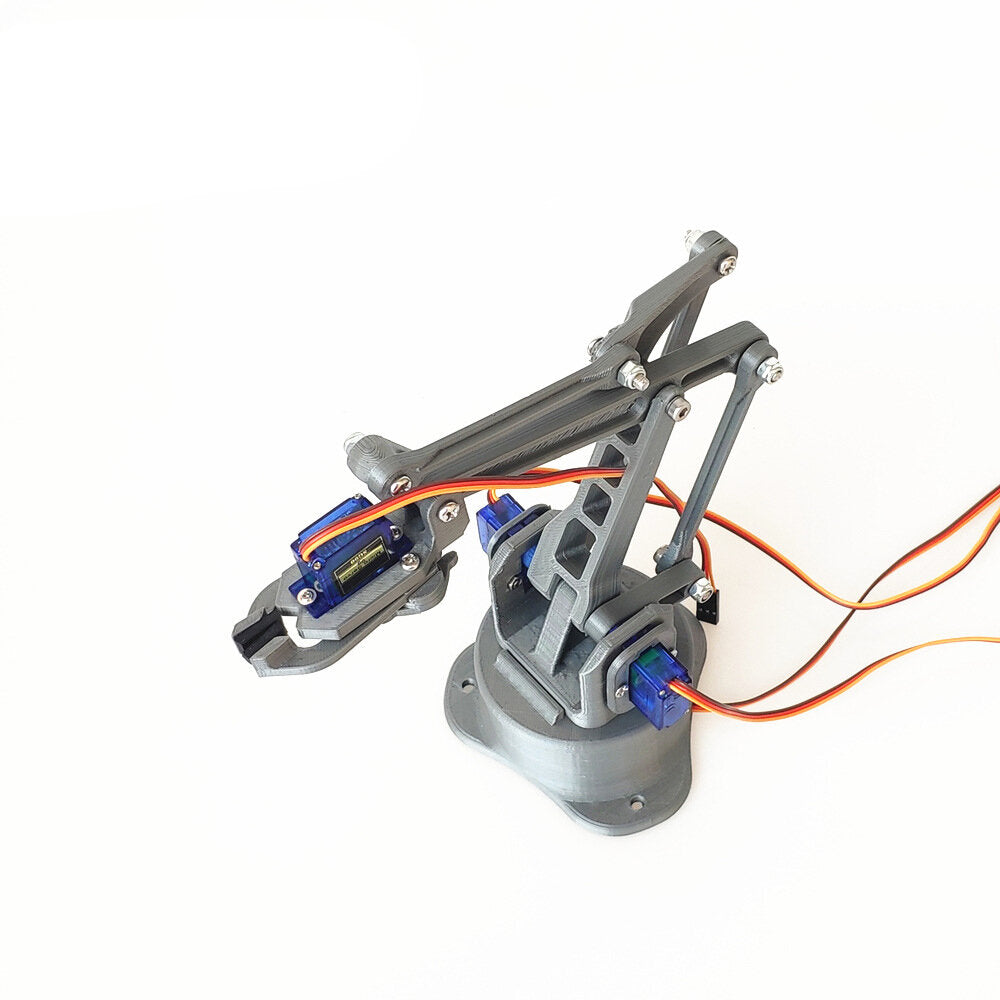 dhz robotic arm 4 dof 3d printing manipulator arm met vier sg90 servo