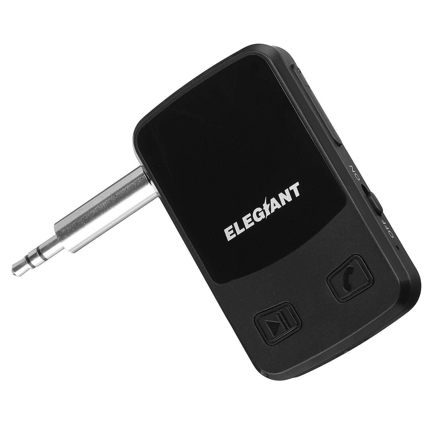 elegiant bluetooth-ontvanger aux oled-display bluetooth 5.0-adapter audio draadloze draagbare ontvanger