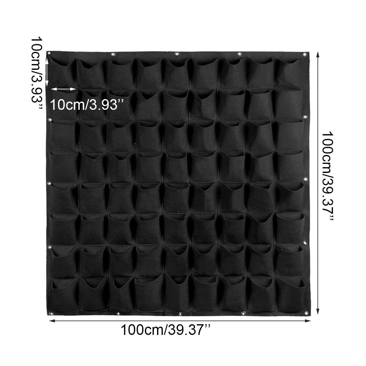 72 pocket verticale vergroening hangende muur tuin plantzakken muur planter nieuw