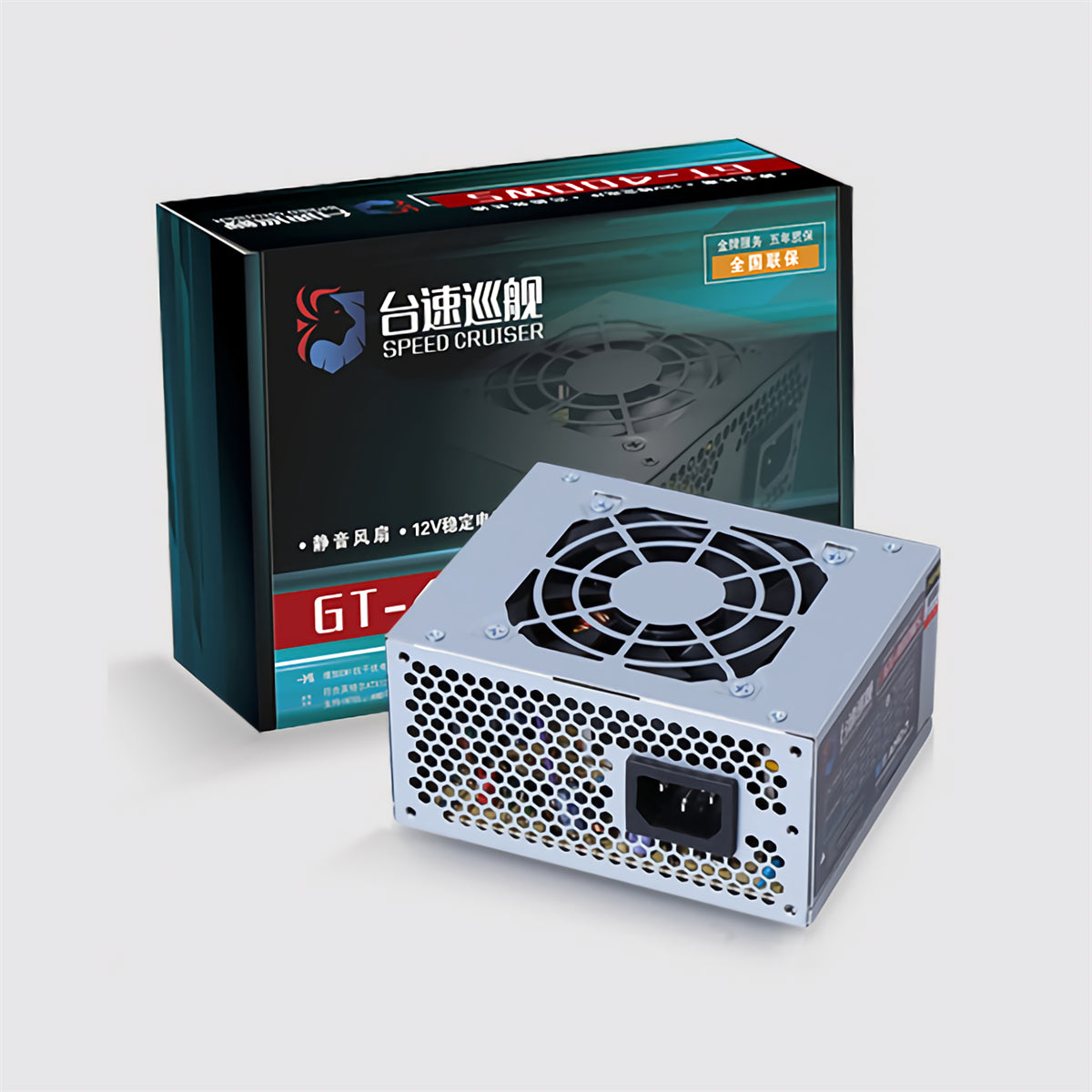 speedcruiser 300 w pc voeding atx sfx mini computer case voeding ondersteuning 6pin voor intel amd gt-400ws