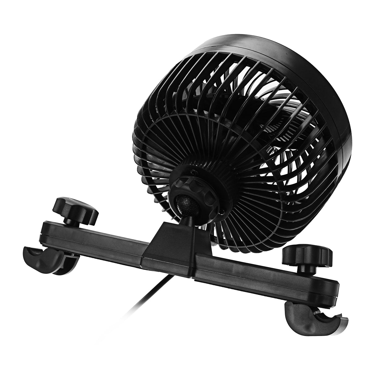 4.5 inch auto ventilator hoofdsteun achterbank koeler voertuig 360 graden draaibaar traploos