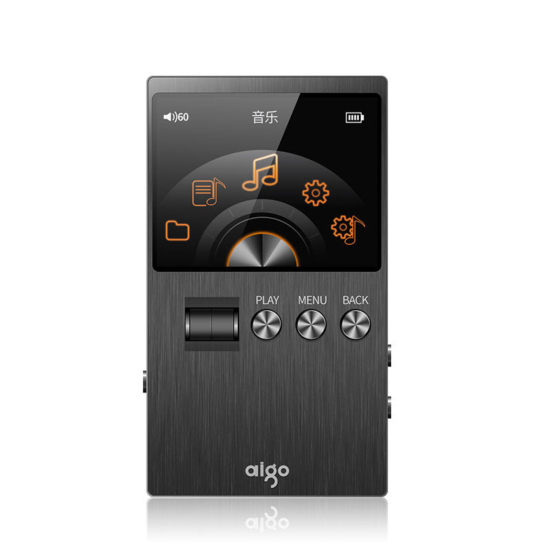 aigo m6 plus dsd265 hifi loessless mp3-speler met rolsteun 128gb tf-kaart