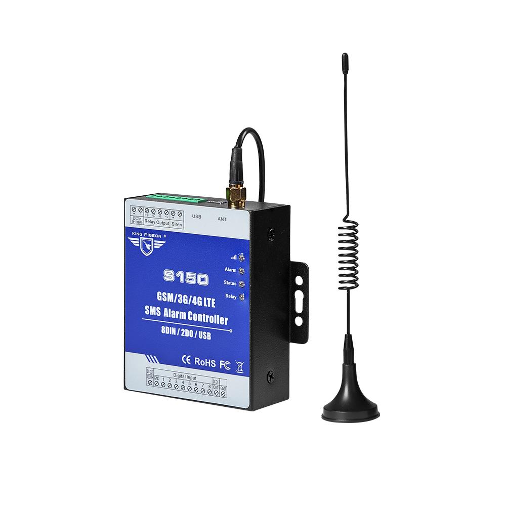 s150 gsm 2g 3g cellulair rtu sms-alarmcontroller industrieel iot-monitorsysteem