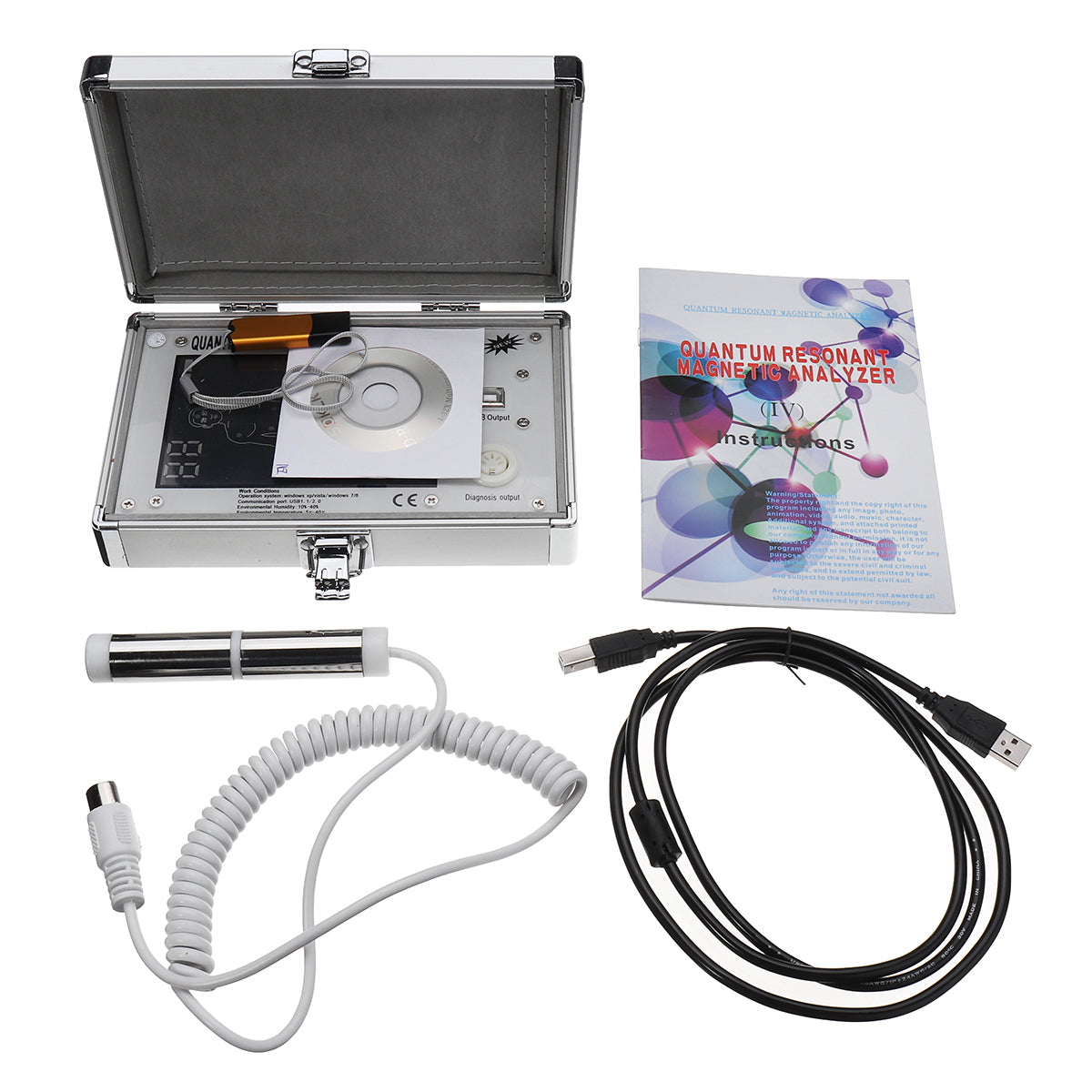 3d nls monitor diagnostiek quantum magnetic bioresonance body health analyzer