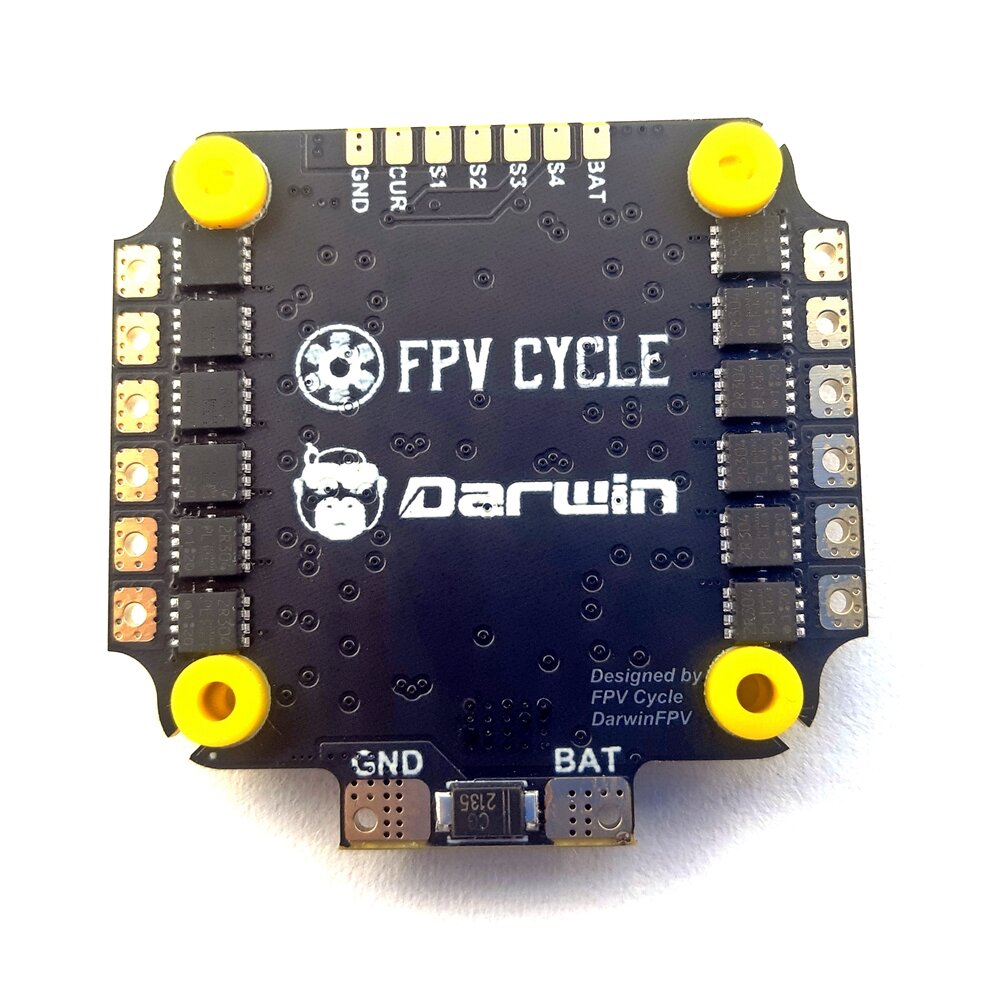 25.5x25.5mm darwinfpv fpvcycle whoop stack f722 flight controller 3-6s 45a esc voor fpv racing rc drone