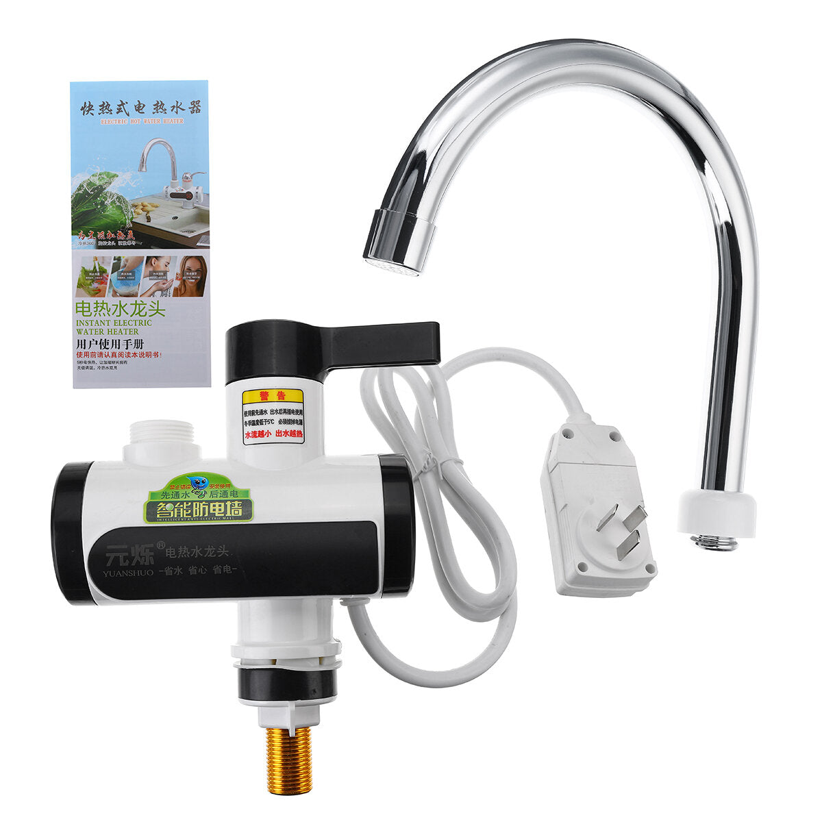 elektrische warmwaterkraan instant warmwaterkraan keukenkraan badkamer kit