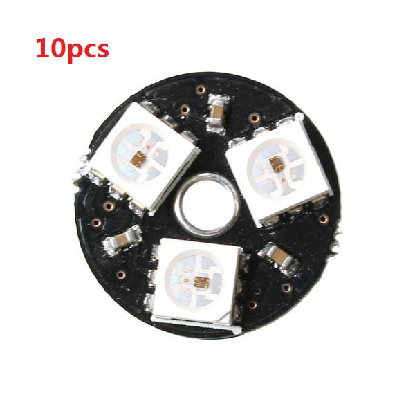 10 stuks cjmcu-3bit ws2812 rgb led full colour drive led light circular development board