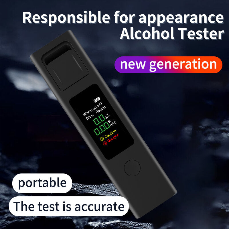 jk-01 0.96 inch tft lcd-scherm draagbare alcoholinhoudtester met halfgeleidersensor