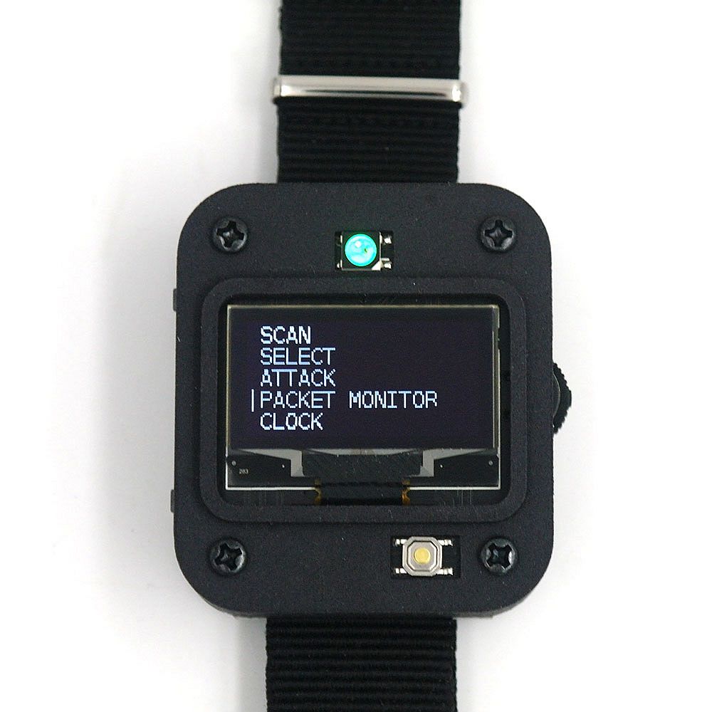 dstike deauther watch v2 esp8266 programmeerbaar ontwikkelbord smart watch nodemcu dstike voor arduino - producten die werken met officiële arduino-boards