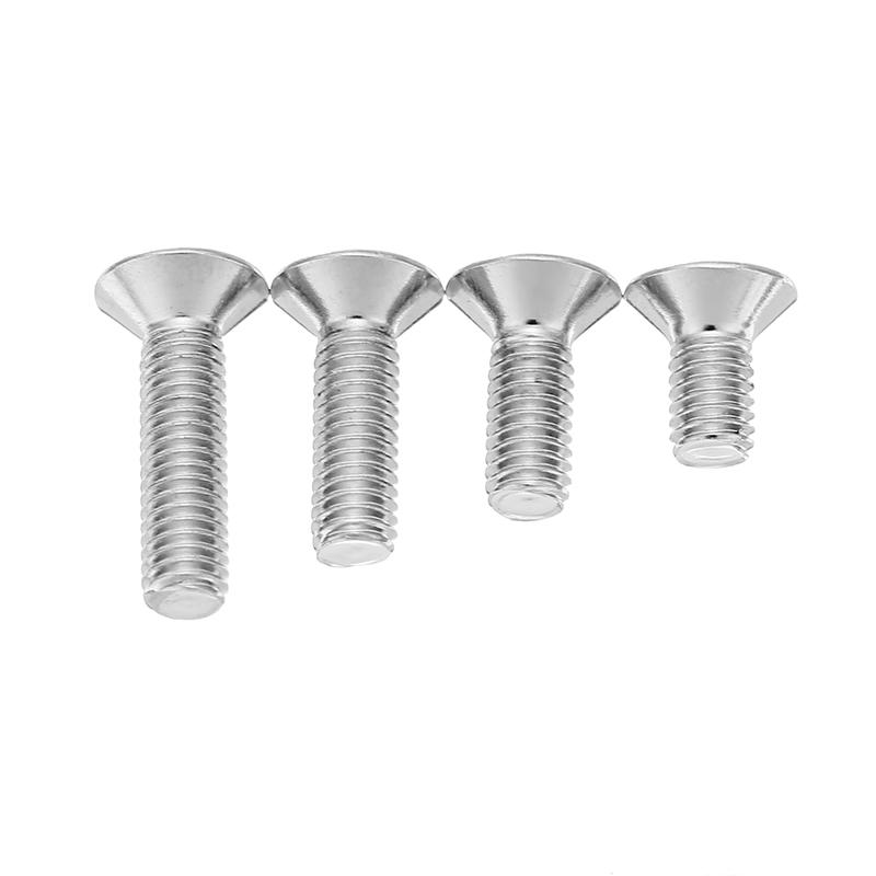 m3ash5 10 stuks m3 hex afgesneden flat head schroeven legering staal titanium plated 12.9 graad