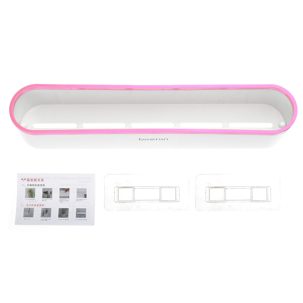 multifunctioneel wandgemonteerd opbergrek home bath organizer plankhouder