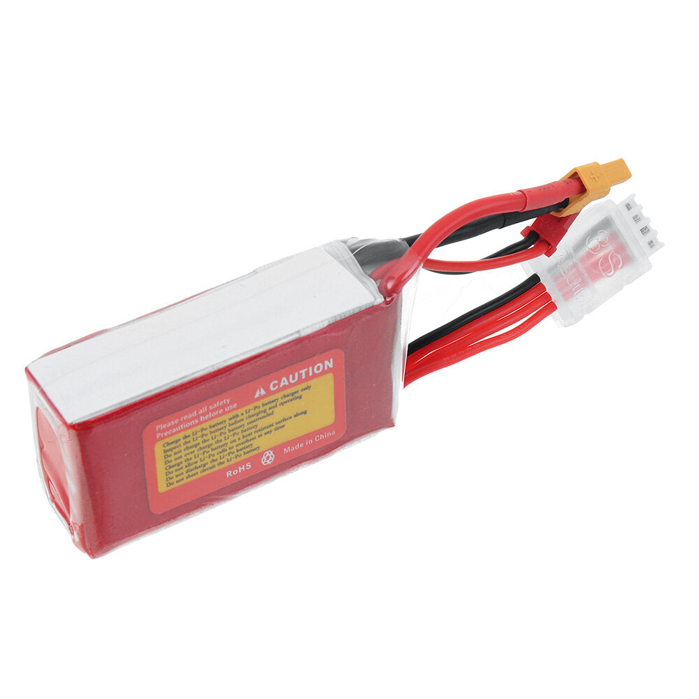 zop power 11.1v 750mah 95c 3s lipo-batterij xt30 stekker voor rc drone