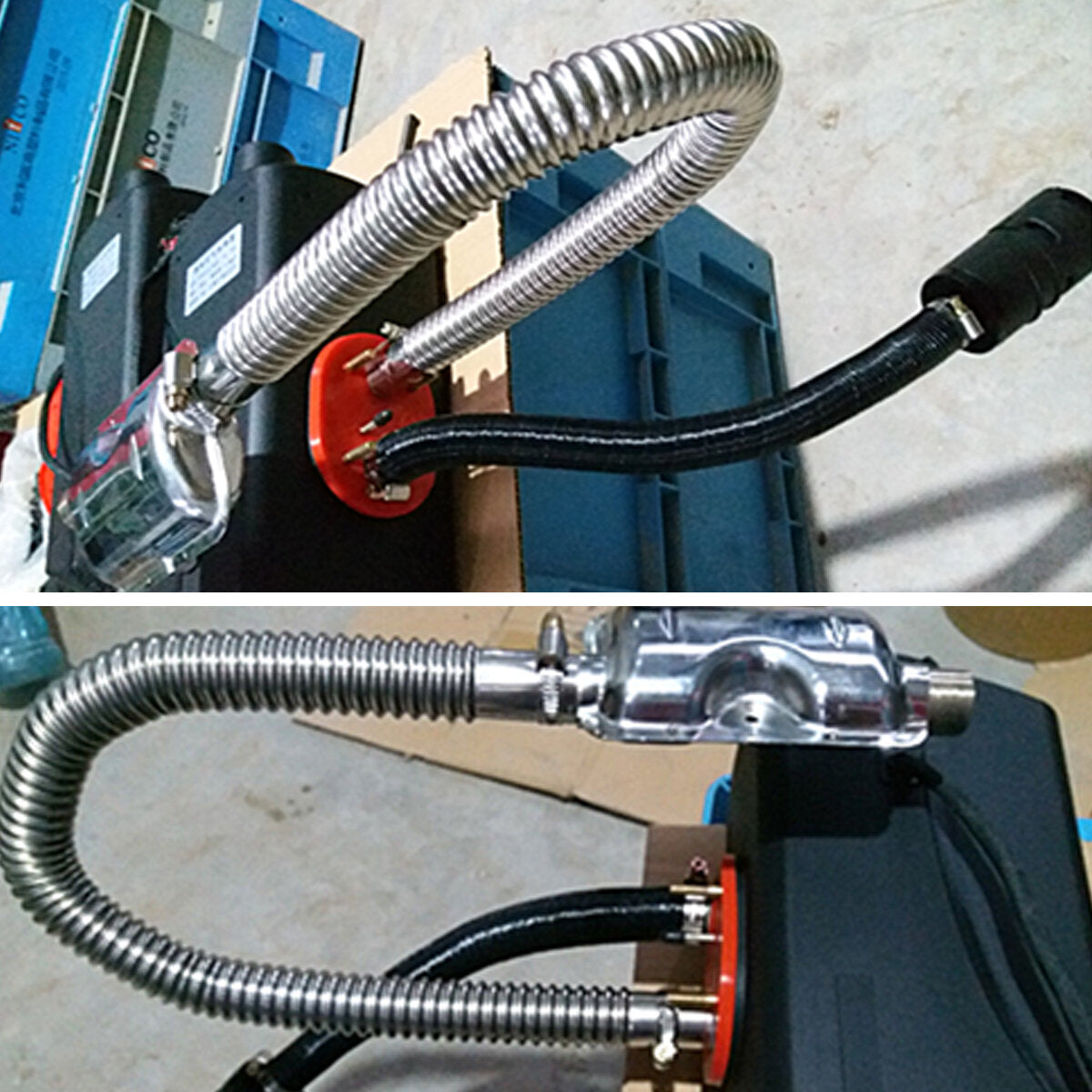 120cm roestvrijstalen uitlaatpijp + demper voor parkeerluchtdieselverwarmer