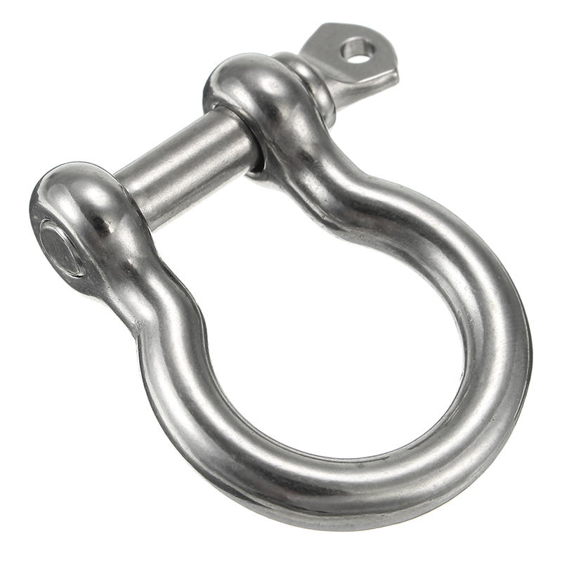 m4 m5 m6 d ring bow shackle met schroef pin 304 roestvrij staal armband shackle