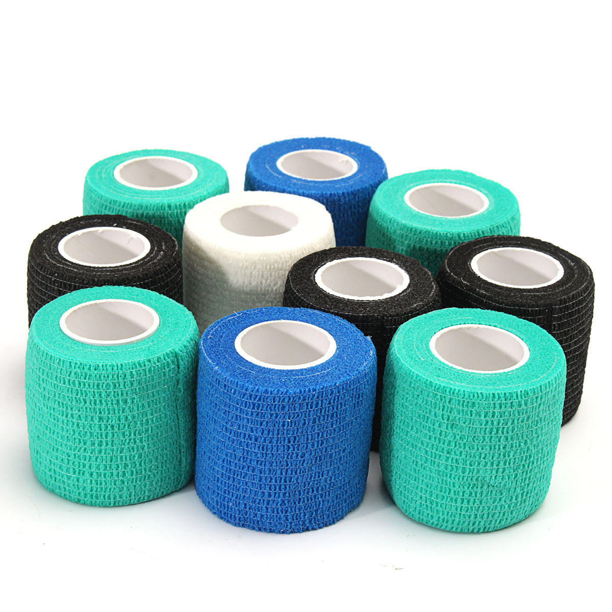 10 stuks premium tattoo zelfklevende elastische bandage 4.5 m * 5 cm tattoo grip cover