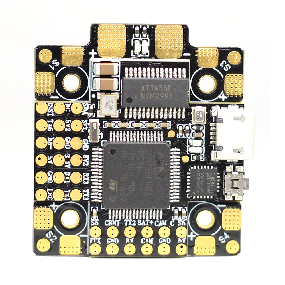 hglrc forward f4 aio omnibus f4 v6 3-6s flight controller stm32f405 osd met 5v/3a 8v/1.5a bec mpu6000 gyros 10.4g 20x20mm