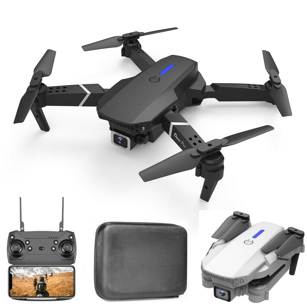 lsrc e88 pro / ls-e525 mini wifi fpv met 4k 720p hd dual camera altitude hold-modus opvouwbare rc drone quadcopter rtf