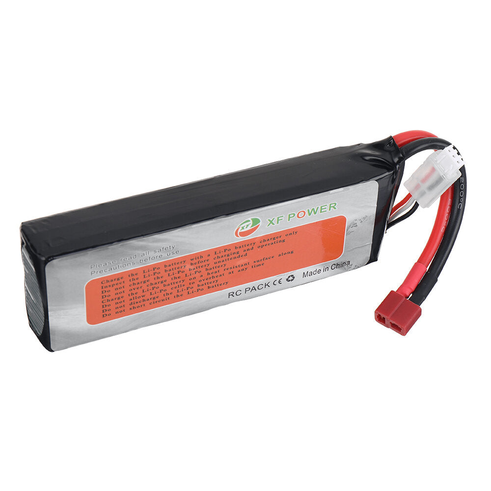 xf power 7.4v 7000mah 70c 2s lipo batterij t deans plug voor rc drone