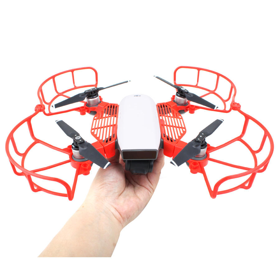 anti-botsingsring uitgebreide tripod finger guard sets rc quadcopter onderdelen voor dji spark