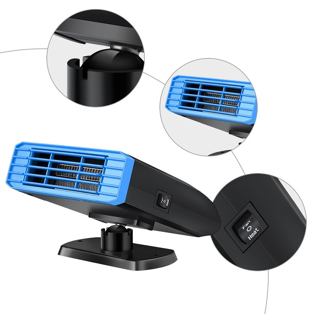 multifunctionele autoverwarmer draagbare prachtige ontdooiventilator voor koeling verwarming winter warme luchtblazer