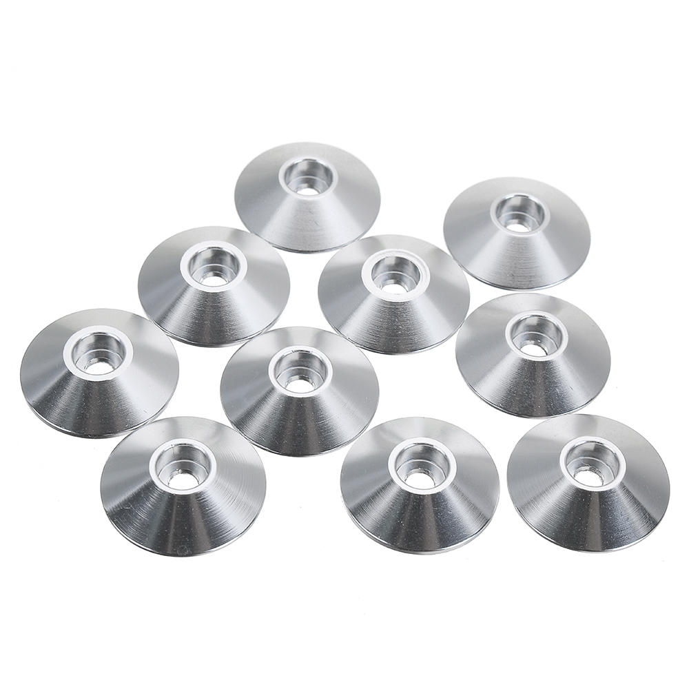 m3an10 10 stuks m3 kapkopschroef cup sluitring extra grote pakking aluminiumlegering multicolor