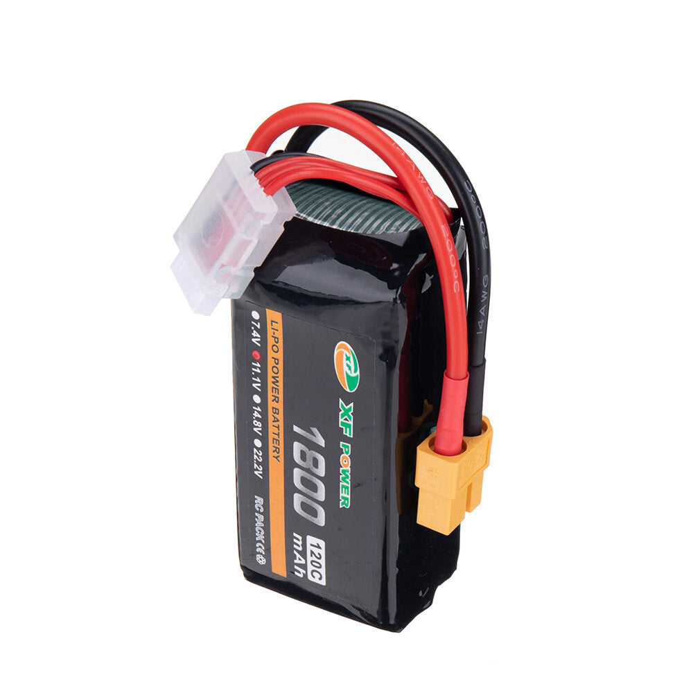 xf power 11.1v 1800mah 120c 3s lipo-batterij xt60-stekker voor rc drone