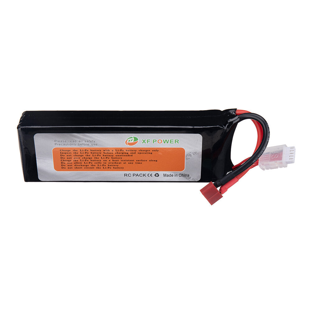 xf power 14.8v 5000mah 35c 4s lipo batterij t deans plug met xt60 adapter plug voor rc drone