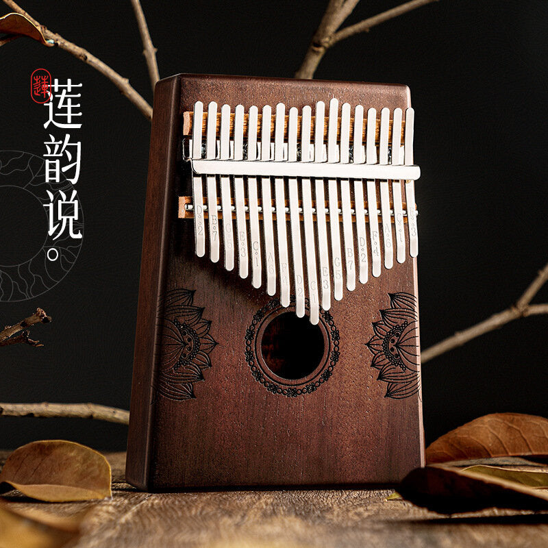 hluru 17 key kalimba finger instrument thumb piano song book stickers kalimba kit