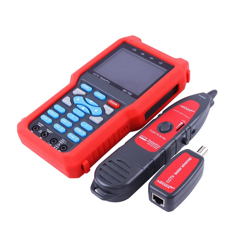 noyafa nf-706 3.5 inch monitor lcd-scherm cctv tester cvbs test multimeter kabel tracker lengte meetapparaat