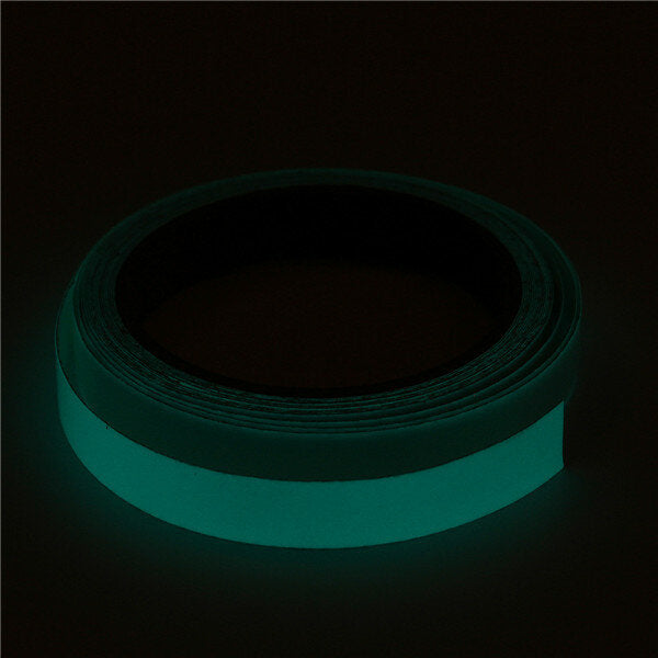 15 mm × 5 m pet-lichtgevende waarschuwingstape pvc-acryl opslaglichttape