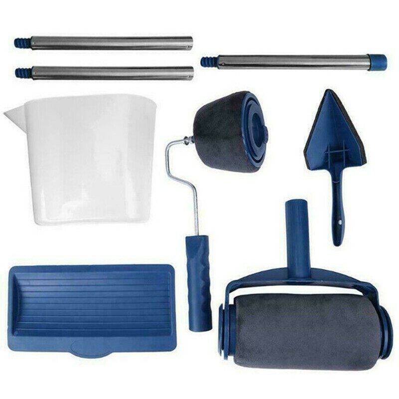 multifunctionele muur decoratieve verfroller hoekborstel handvat tool dhz huishoudelijke schilderborstels kit