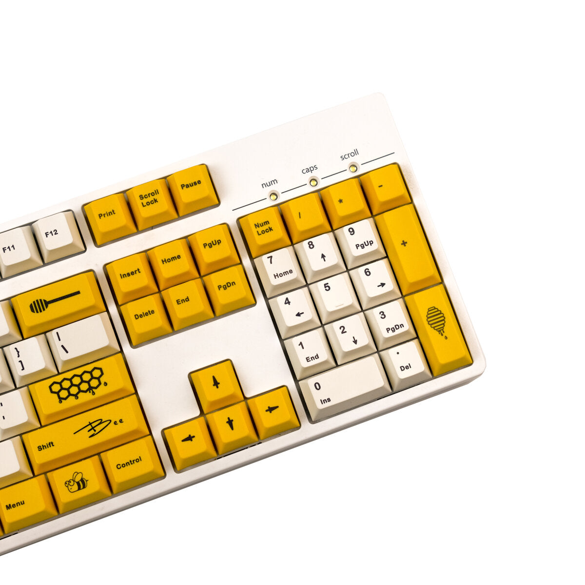 128 toetsen bee pbt keycap set cherry profile sublimation custom keycaps voor mechanische toetsenborden