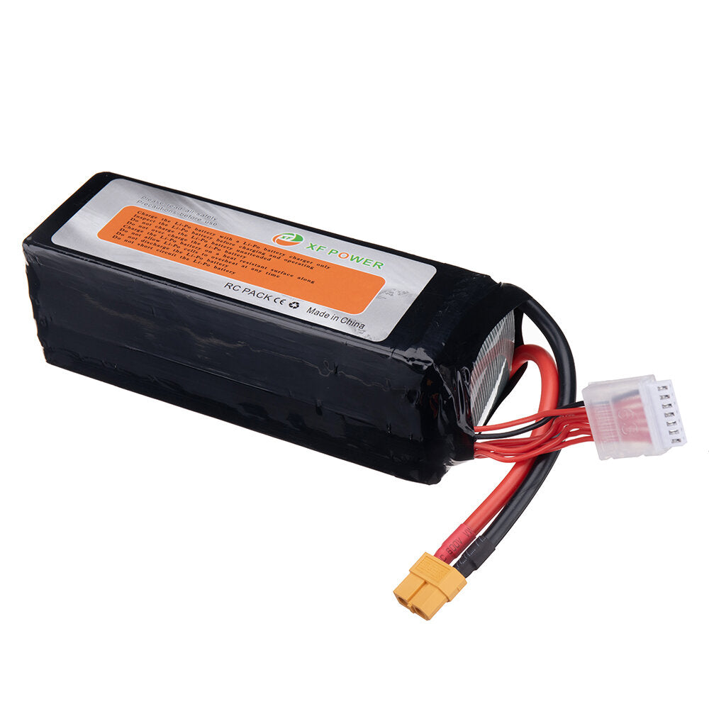 xf power 22.2v 6000mah 60c 6s lipo-batterij xt60-stekker voor rc drone