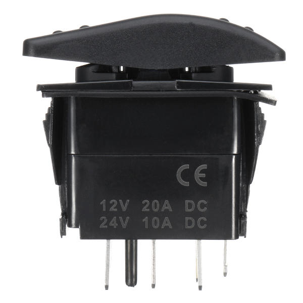 12v 24v led marine 7pin dpdt aan-uit aan 2 lichten rocker switch rv boat universal