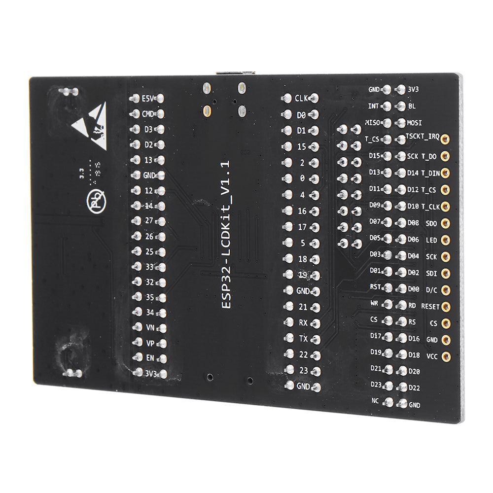 esp32-lcdkit ontwikkeling board met lcd spi-interface sd-kaart dac-audio voor hmi compatibel met esp32-devkitc