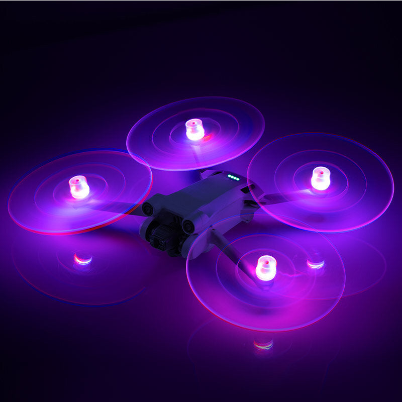 startrc led flash light propeller glowing ring night flight colorful blade props oplaadbaar voor dji mini 3 pro rc drone quadcopter