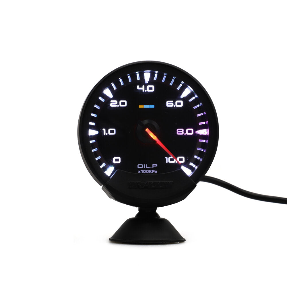 74mm auto gauge 7 kleuren turbo boost / volt / water temp / olie temp / oliepers / rpm egt a / f verhouding brandstofmeter