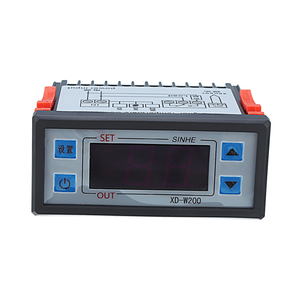 w200 24v digitale display intelligente temperatuurregelaar koude opslag controller verstelbare thermostaat met sensor