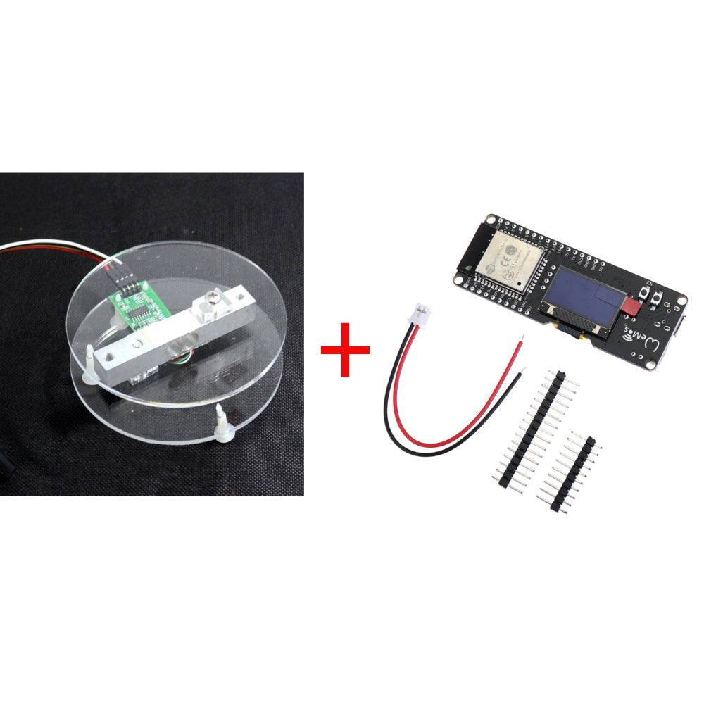 esp32 0.96 oled hx711 digitale weegcel 1kg weegsensor board ontwikkelingstoolset