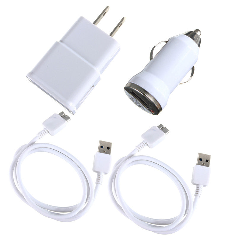 combinatie micro usb kabel muur en autolader oem voor samsung galaxy note 3 s5