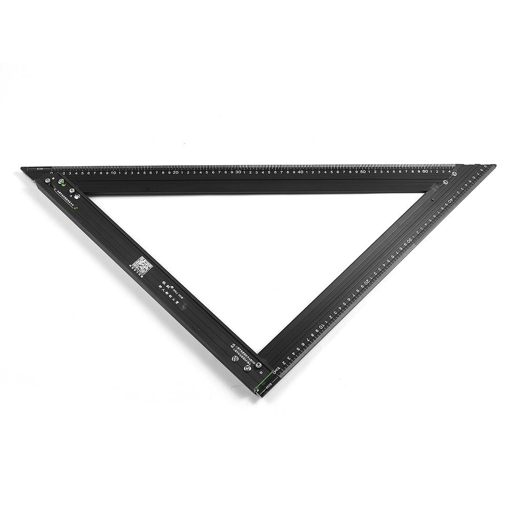 7 inch aluminium driehoek heerser hoek gradenboog mijter snelheid 90 graden vierkant meetliniaal metrisch imperial voor houtbewerking tool