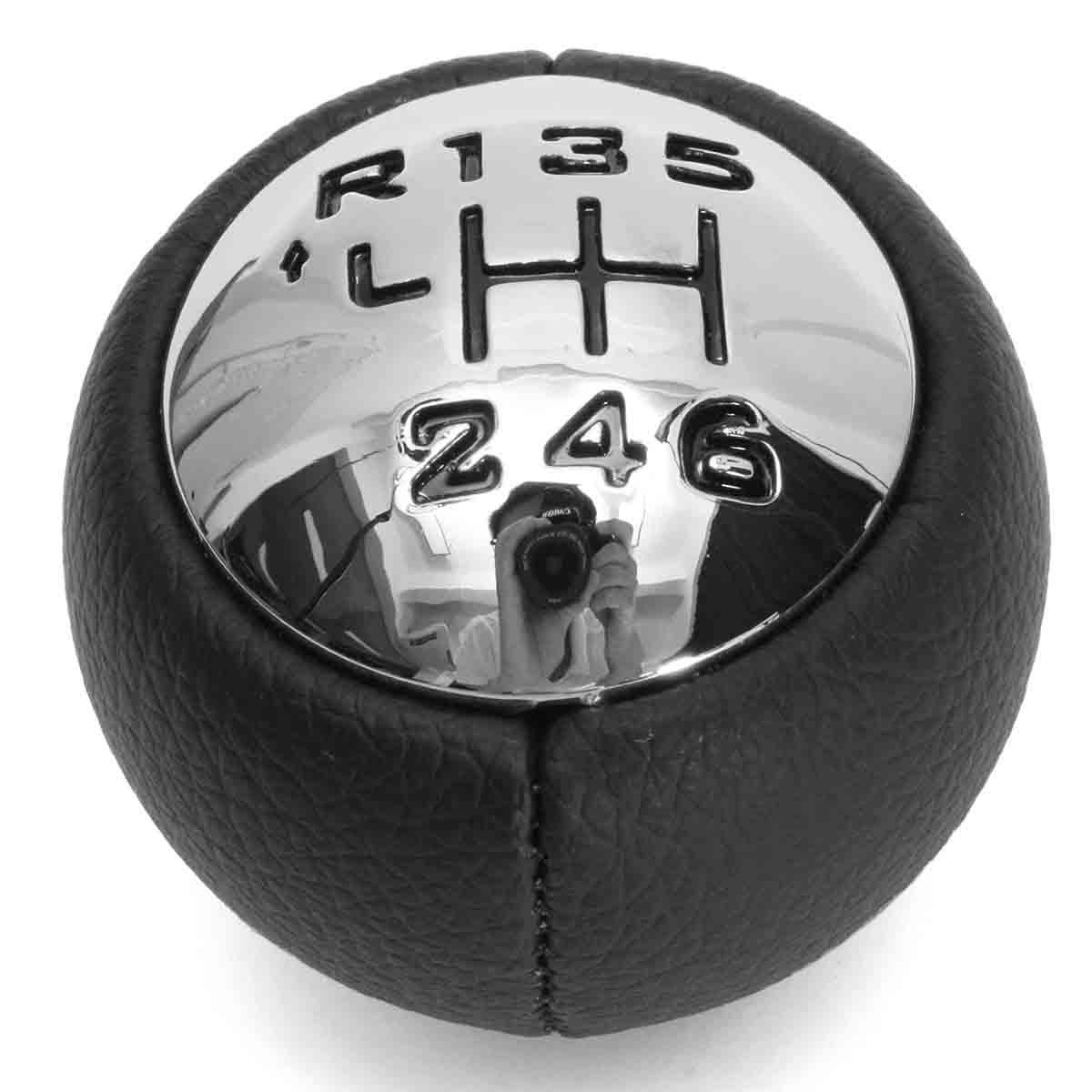 auto 6 speed black gear stick shift knop geschikt voor peugeot