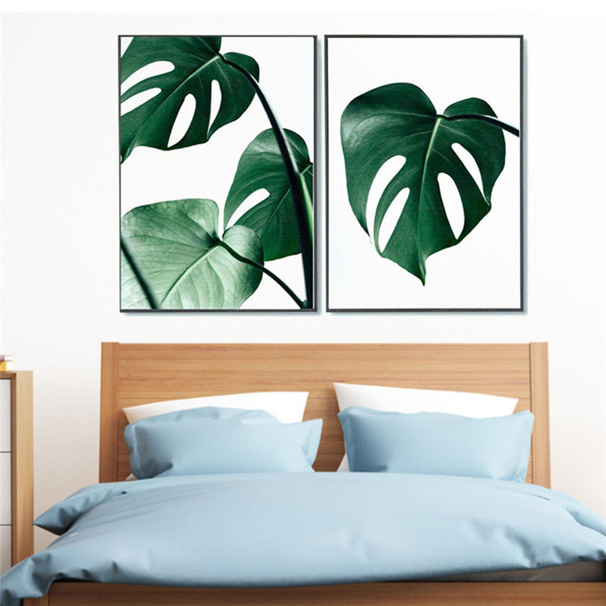 1 stuk canvas print schilderij nordic groene plant blad canvas art poster print muur foto home decor geen frame