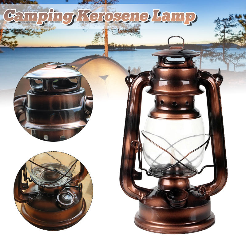 vintage style lantaarn kerosine paraffine olie outdoor camping wandel lamp huis dec