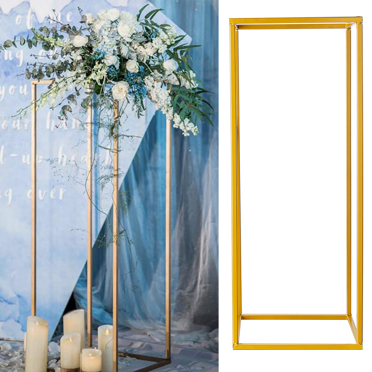 flower rack wedding metal art geometrische kolom vaas stand prop partij afneembaar