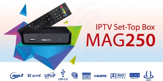 mag 250 iptv set-top box