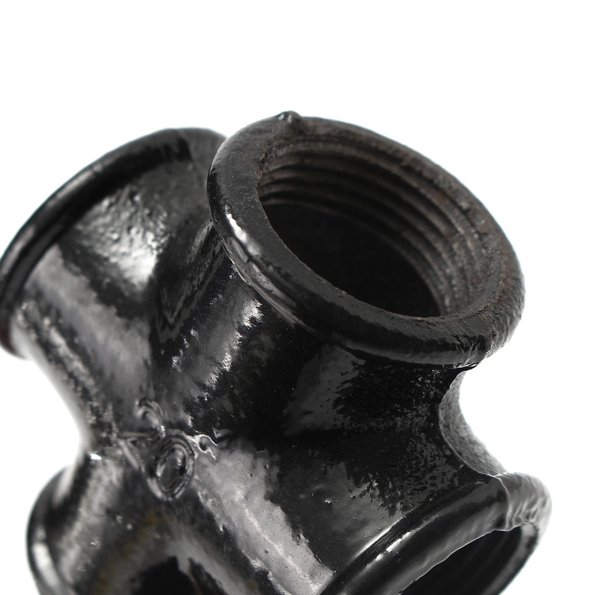 3/4 inch zwarte ijzeren pijp schroefdraad cross fitting loodgieterij malleable cross pipes fittingen